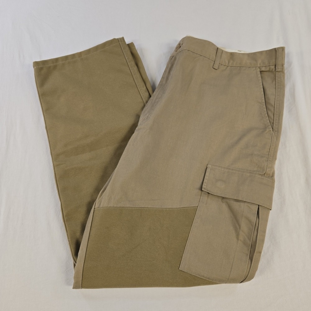 Cabela's Men's Canvas Hunting Cargo Pants 42x32 Reinforced Brush Pants